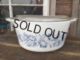 Old Pyrex Casseroles Colonial Mist (DJ633）