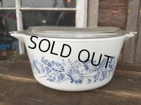 Old Pyrex Casseroles Colonial Mist (DJ633）