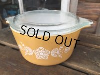 Old Pyrex Casseroles Golden Butterfly (DJ630）