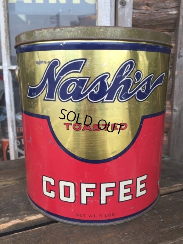 画像1: Vintage Nash's Coffee Can (DJ648）