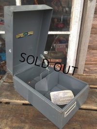 Vintage Mettal Card File Cabinet (DJ668)