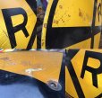 画像2: Vintage Railroad Crossing Round Sign (DJ692) (2)