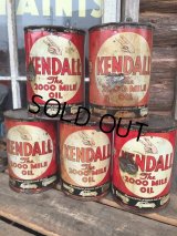 SALE Vintage Oil Can / Kendall The 2000 MILE OIL (DJ702) 