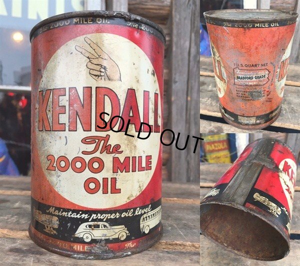 画像3: SALE Vintage Oil Can / Kendall The 2000 MILE OIL (DJ702) 