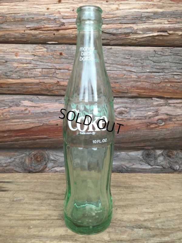 画像1: Vintage Coca Cola Bottle 10oz Money Back Bottle (DJ724)  