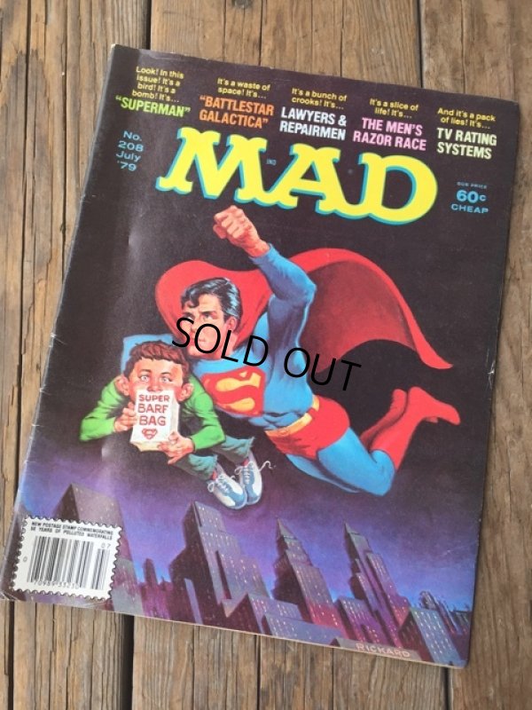 画像1: 70s Vintage MAD Magazine / No208 July '79 (DJ735)