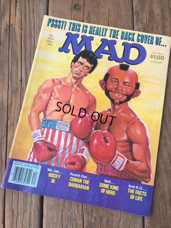 画像1: 80s Vintage MAD Magazine / No235 Dec '82 (DJ727)