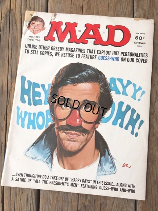 画像1: 70s Vintage MAD Magazine / No187 Dec '76 (DJ736)