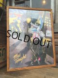 80sVintage McDonald's MacTonight Store Display Poster W/Frame (DJ739）