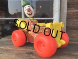60s Vintage FP Pull Toy Jalopy Clown (DJ747)