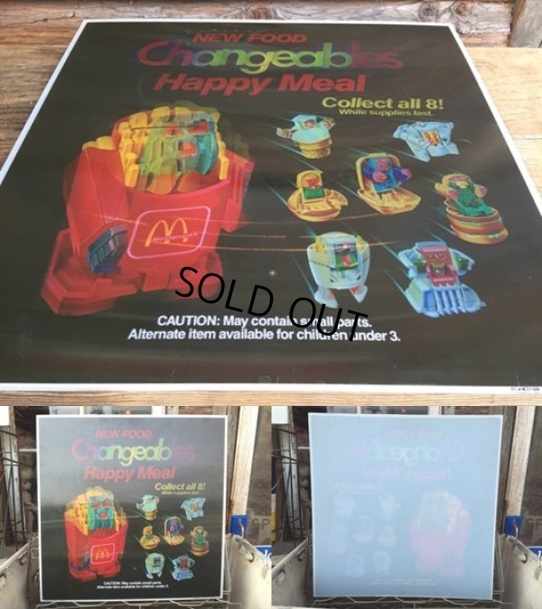 画像3: Vintage McDonald's Food Chengebles Store Display Sign (DJ756）