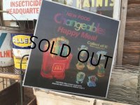 Vintage McDonald's Food Chengebles Store Display Sign (DJ756）