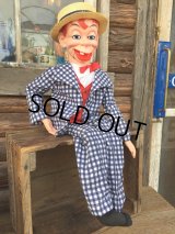 60s Vintage Mortimer Snerd Ventroloquist Doll (DJ758)
