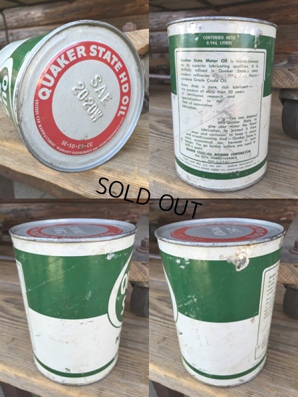 画像2: Vintage QUAKER STATE Motor Gas/Oil Can (DJ04) 