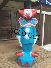 60s Vintage Bozo The Clown Fun Bath Bottel (DJ778)