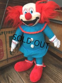 80s Vintage Bozo The Clown ACE Plush Doll (DJ774)