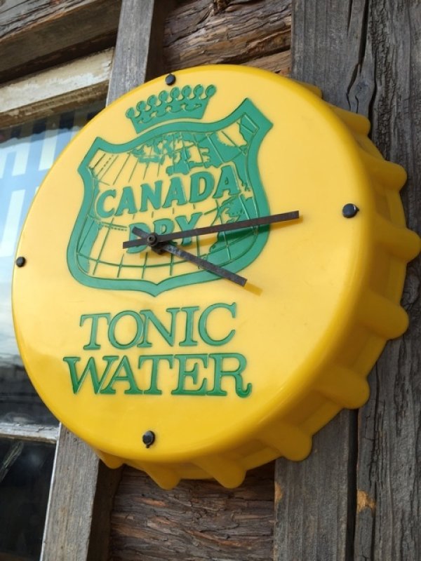 画像1: 70s Vintage Canada Dry Wall Clock (DJ787)