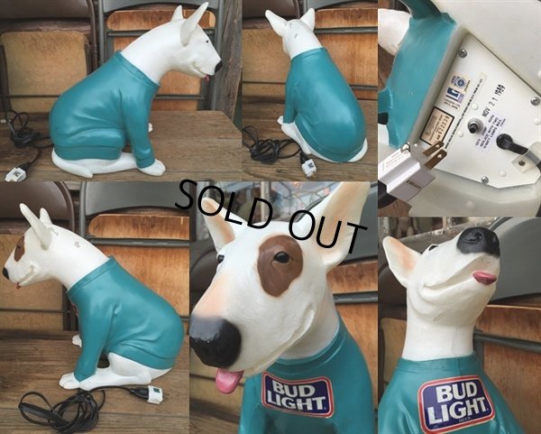 画像2: 80s Vintage Spuds MacKenzie Bud Light Store Display Lamp #B (DJ795)