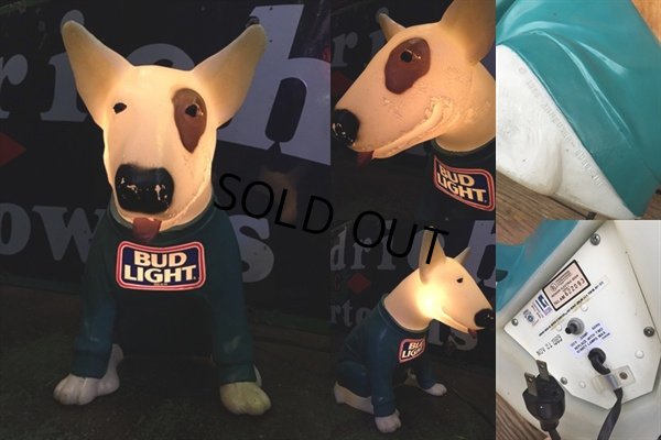 画像3: 80s Vintage Spuds MacKenzie Bud Light Store Display Lamp #A (DJ793)