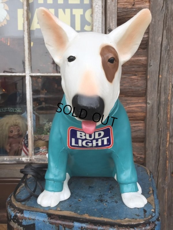 画像1: 80s Vintage Spuds MacKenzie Bud Light Store Display Lamp #B (DJ795)