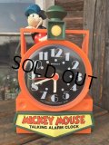 SALE！ 70s Vintage Mickey Talking Alarm Clock (DJ796)