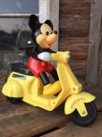 画像1: 80s Vintage Mickey Scooter Wind Up #Y (DJ799) (1)