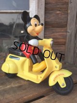 80s Vintage Mickey Scooter Wind Up #Y (DJ799)