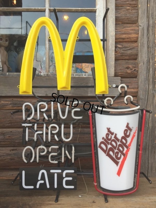 画像1: McDonald's & Dr.pepper Neon Sign (DJ808)