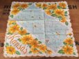 画像1: 50s Vintage Souvenir Handkerchief State of Kansas (DJ826) (1)