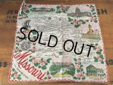 50s Vintage Souvenir Handkerchief State of Missouri (DJ824)