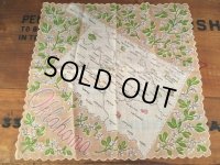 50s Vintage Souvenir Handkerchief State of Oklahoma (DJ821)
