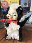 画像1: Vintage Rushton Rubber Face Doll Skunk (DJ827) (1)