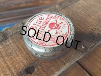 Vintage Blue Oniment Can Skull Poison (DJ842)