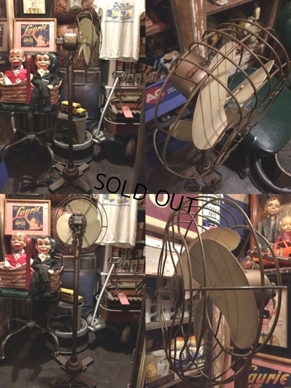 画像2: 30s Vintage GE Pedestal Floor Fan Industrial  (DJ843)