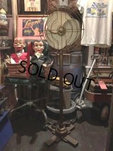 30s Vintage GE Pedestal Floor Fan Industrial  (DJ843)