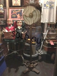 30s Vintage GE Pedestal Floor Fan Industrial  (DJ843)