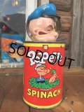50s Vintage Mattel Popeye Pop-up Spinach Can  (DJ860)
