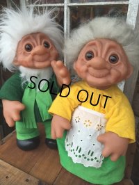 70s Vintage Dam Troll / Grandpa&Grandma Set (DJ862)
