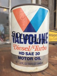 SALE！ Vintage Valvoline 1 Quart Motor Oil Can (DJ868) 