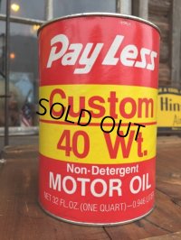 SALE！ Vintage Pray Less 1 Quart Motor Oil Can (DJ879) 
