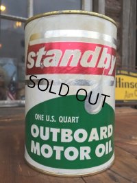 SALE！ Vintage Standby 1 Quart Motor Oil Can (DJ883) 