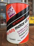 画像1: SALE！ Vintage TOPCO 1 Quart Motor Oil Can (DJ875)  (1)
