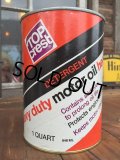 SALE！ Vintage TOPCO 1 Quart Motor Oil Can (DJ875) 