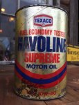 画像1: SALE！ Vintage TEXACO HAVOLINE 1 Quart Motor Oil Can (DJ888)  (1)