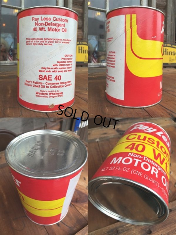 画像2: SALE！ Vintage Pray Less 1 Quart Motor Oil Can (DJ879) 