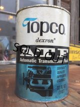 SALE！ Vintage Topco 1 Quart Motor Oil Can (DJ881) 