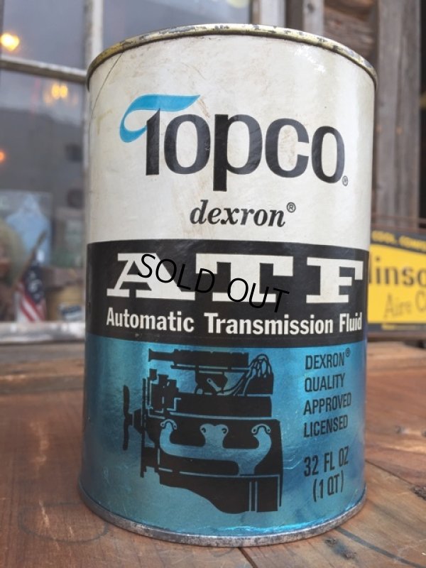 画像1: SALE！ Vintage Topco 1 Quart Motor Oil Can (DJ881) 