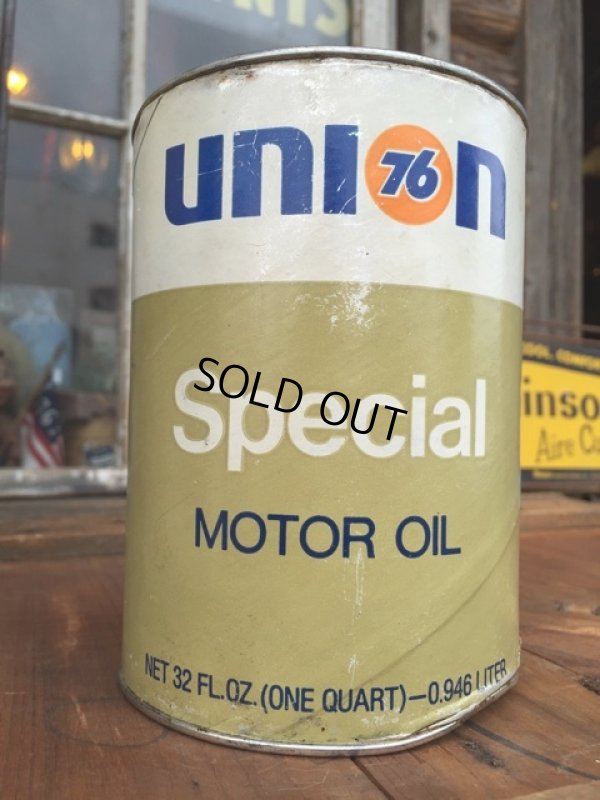 画像1: SALE！ Vintage UNION76 1 Quart Motor Oil Can (DJ886) 