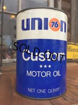 SALE！ Vintage UNION76 1 Quart Motor Oil Can (DJ885) 