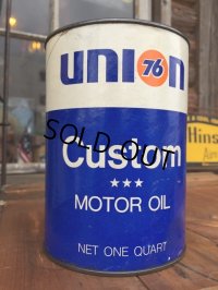 SALE！ Vintage UNION76 1 Quart Motor Oil Can (DJ885) 